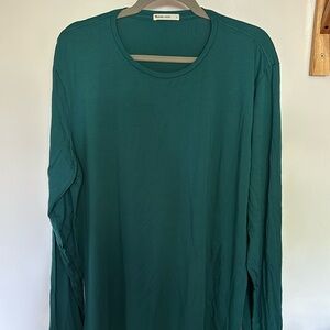 NWOT Marine Layer Men Long Sleeve Tee - blue/green - Large